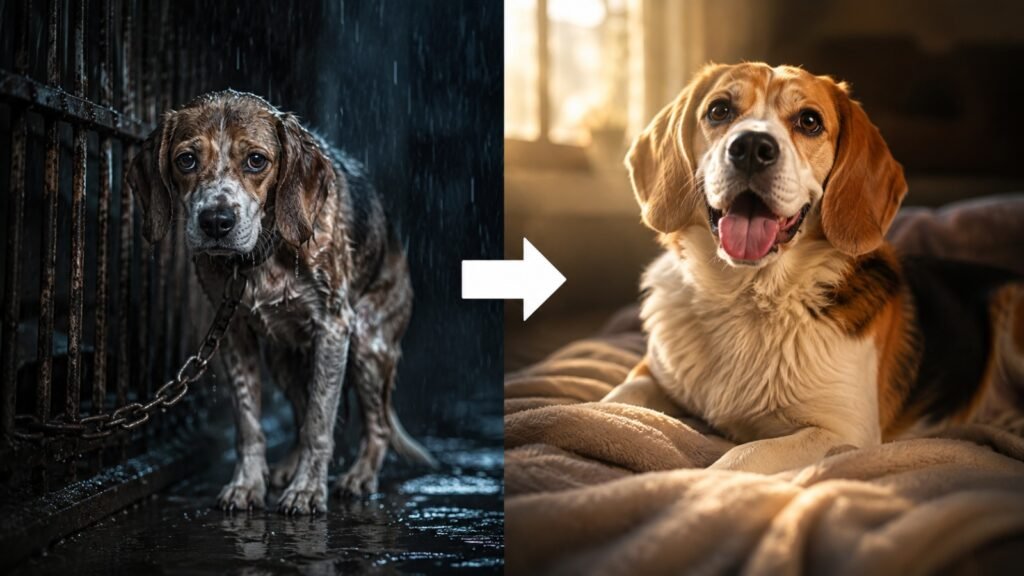 They Found Her Chained to a Fence in Freezing Rain — One Year Later She's Unrecognizable
